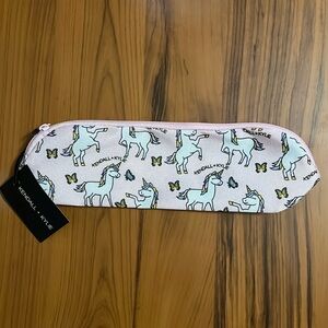Kendall + Kylie Unicorn Makeup Brush Cosmetic Pencil Case NWT